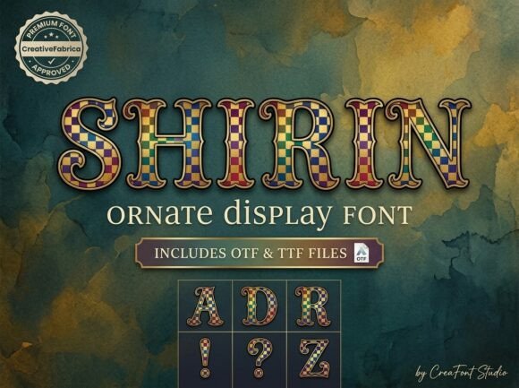 Shirin Font font preview - 2