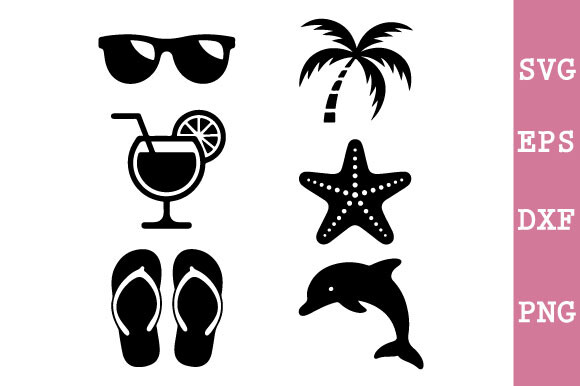Summer Beach SVG Bundle Graphic by Digital Dream Craft · Creative Fabrica