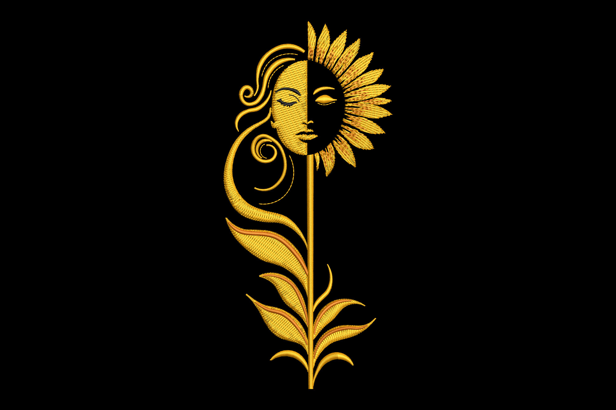 Sunflower Face