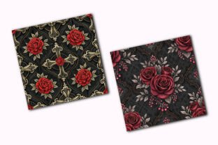 Vintage Gothic Seamless Papers Graphic by KIDS ZONE · Creative Fabrica
