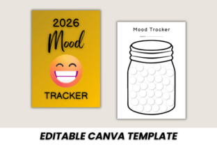 2026 Mood Tracker Canva Template Graphic by DIGITAL PRINT BOX ...