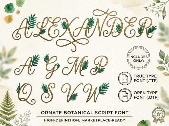 Alexander Font - Preview 1