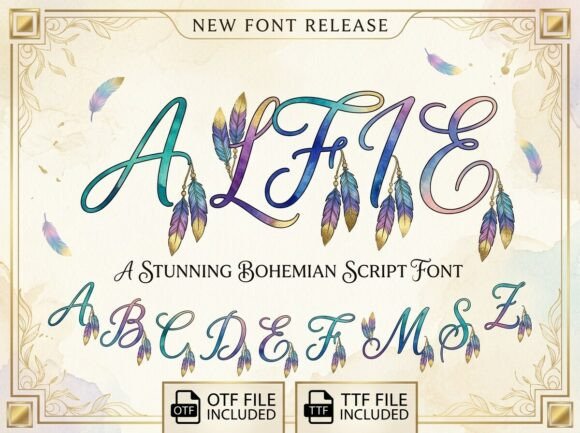 Alfie Font - Preview 1