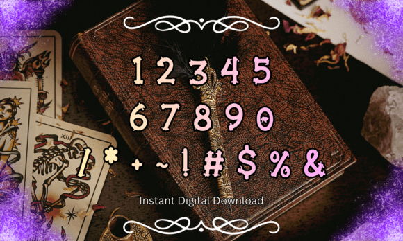 Arcane Spellbook Font - Preview 2