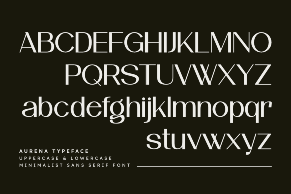 Aurena Font - Preview 1