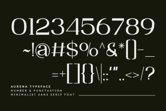 Aurena Font - Preview 2
