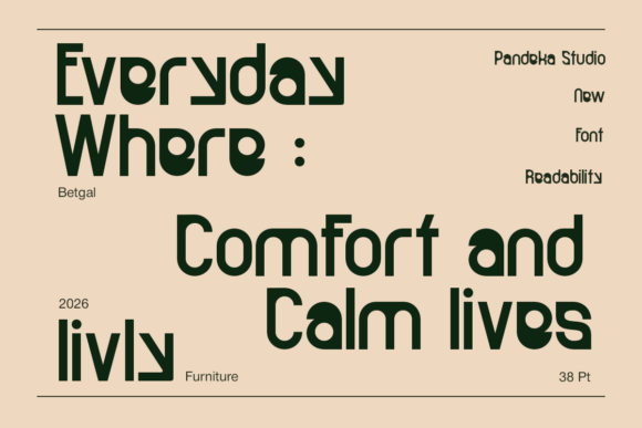 Betgal Font - Preview 2