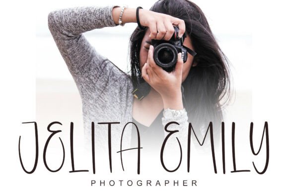 Birth Flower Font - Preview 1
