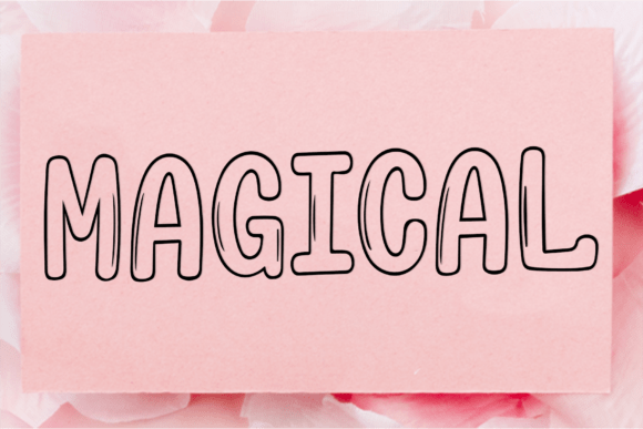 Bubbly Varsity Font - Preview 6
