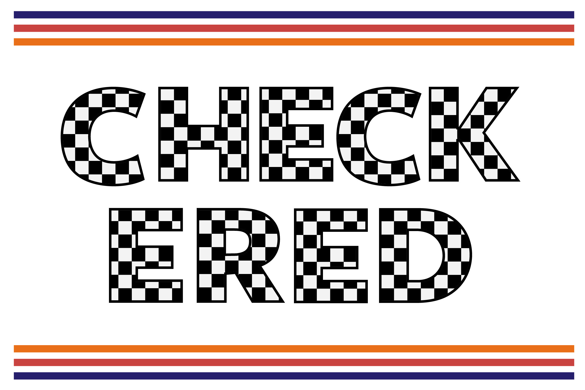 Checkered