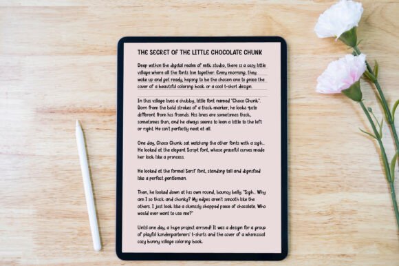 Choco Chunk Font - Preview 3