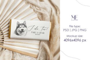Chocolate Bar Wrapper Mockup PSD Canva Graphic by Mie Mockup Studio ...
