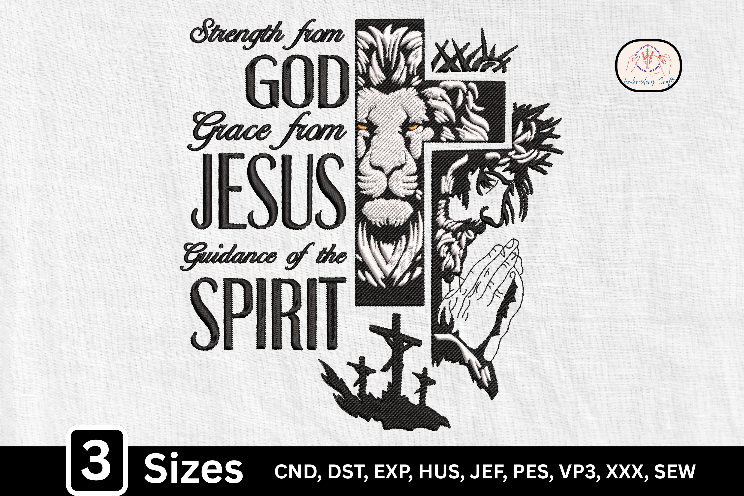Christian Lion Cross