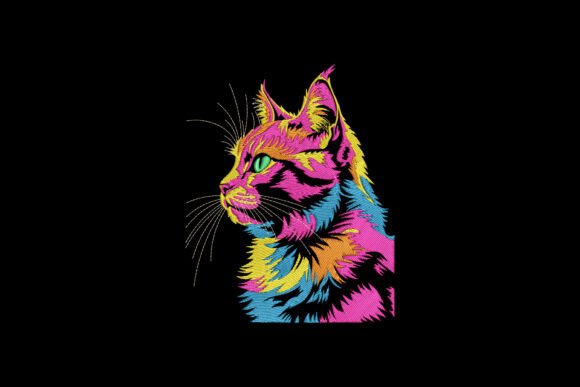 Colorful Cat