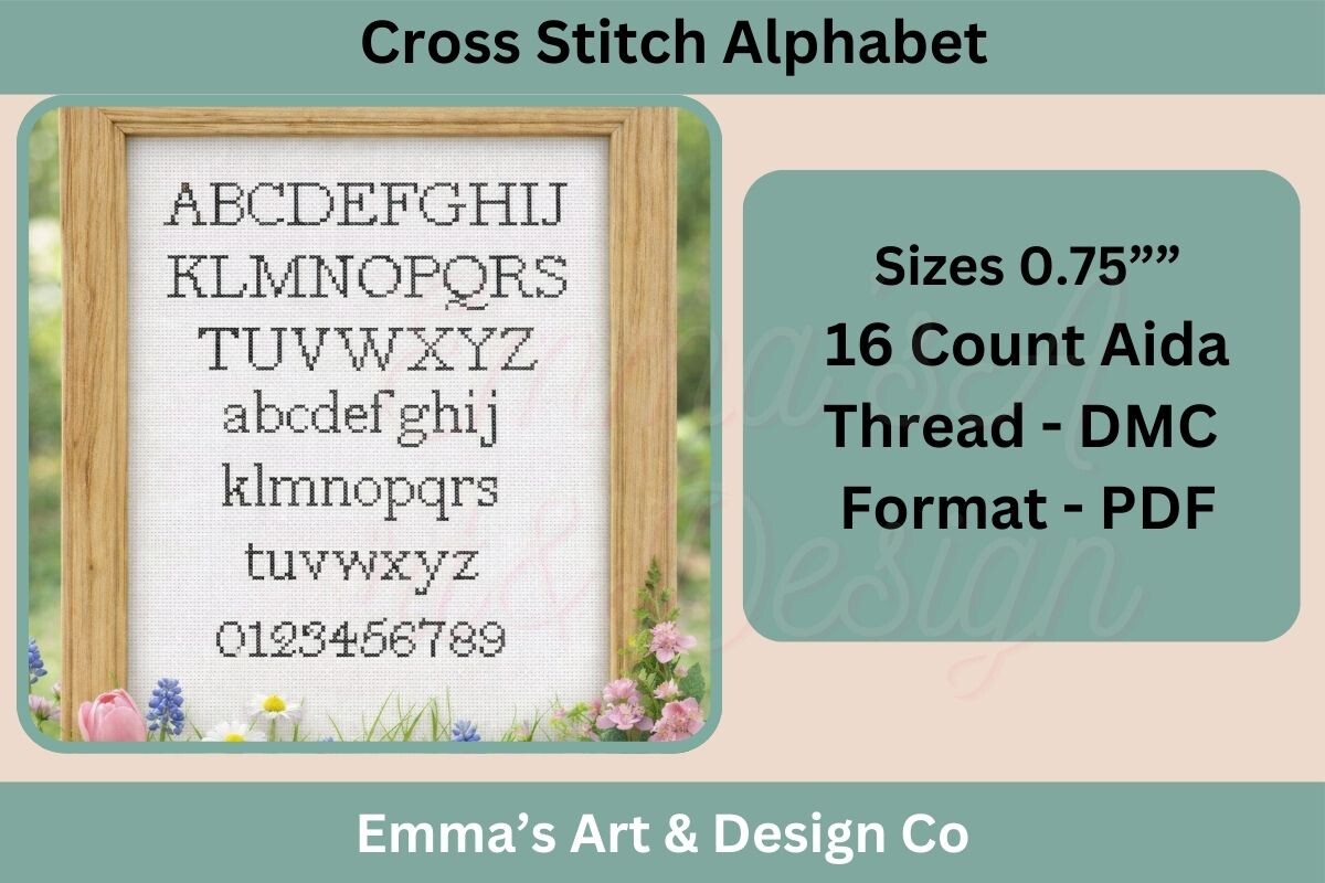 Cross Stitch Alphabet Pattern
