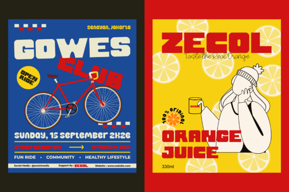 Decol Rz Font - Preview 4