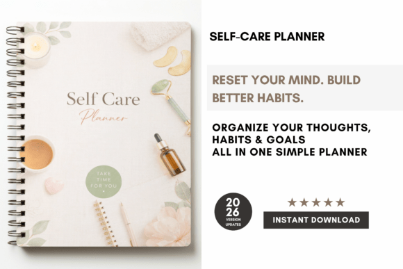 Daily Self-Care Planner Canva