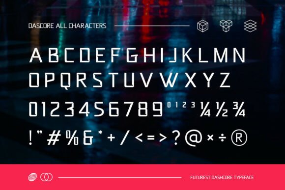 Dashcore Font - Preview 1