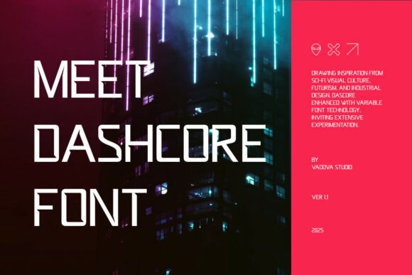 Dashcore Font - Preview 2