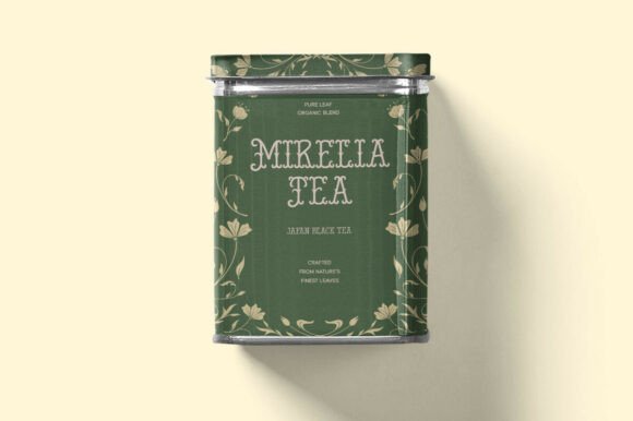 Florivea Typeface Font PNG with transparent background - Preview 3