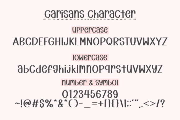 Garisans Font - Preview 5