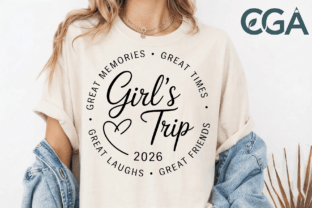 Girls Trip 2026 PNG Graphic by cookgraphicart · Creative Fabrica