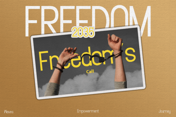 Gladence Font PNG with transparent background - Preview 6
