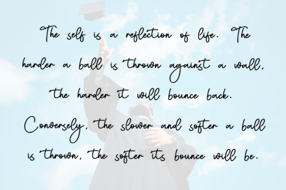 Graduation Font - Preview 4