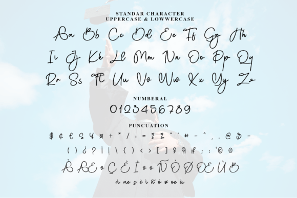 Graduation Font - Preview 5