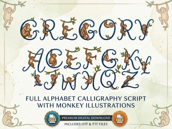 Gregory Font - Preview 1