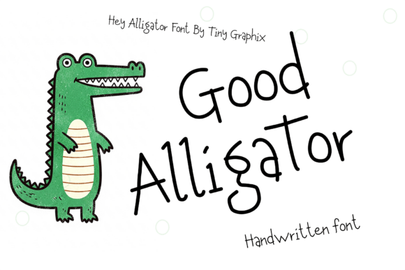 Hey Alligator Font PNG with transparent background - Preview 2
