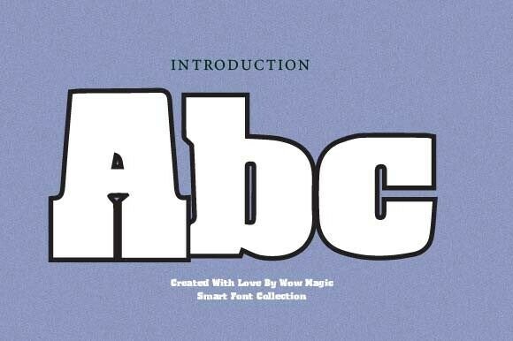 Justock Font PNG with transparent background - Preview 1