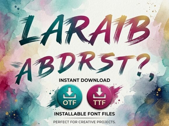Laraib Font PNG with transparent background - Preview 1