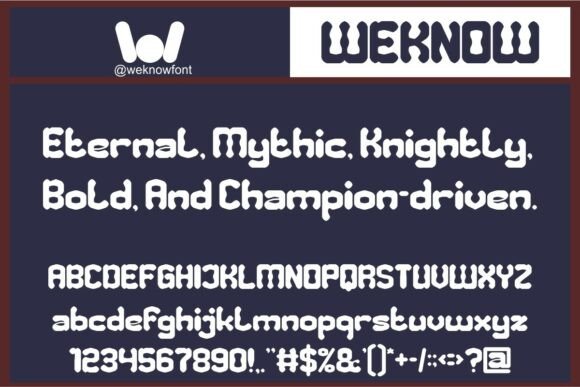 Legendary Hero Font PNG with transparent background - Preview 2