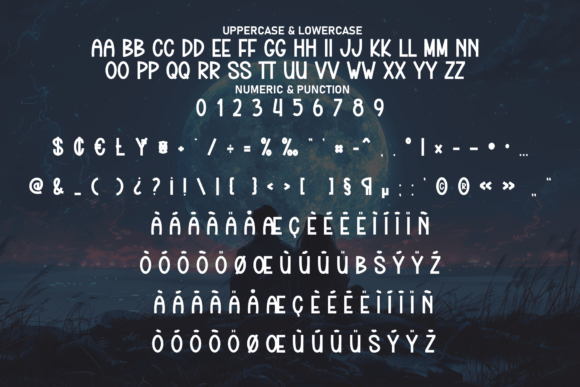Love Midnight Font PNG with transparent background - Preview 6