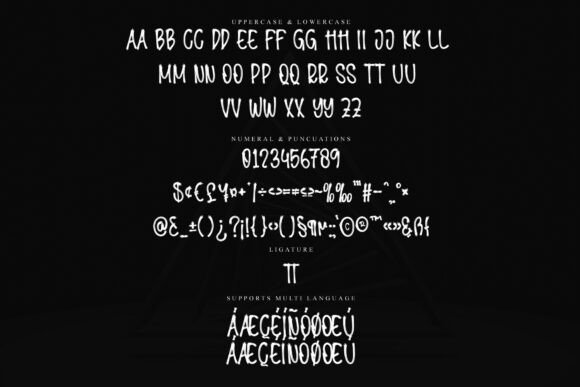 Love Twist Font PNG with transparent background - Preview 5
