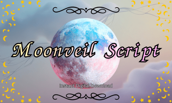 Moonveil Script Script & Handwritten Font By Pamlico Creations