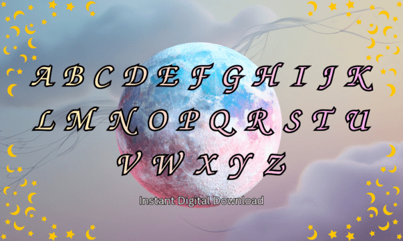 Moonveil Script Font PNG with transparent background - Preview 1