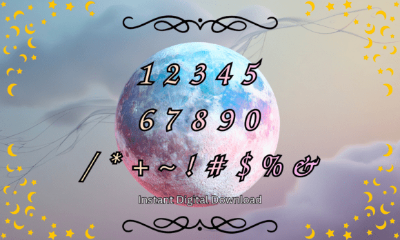 Moonveil Script Font PNG with transparent background - Preview 3