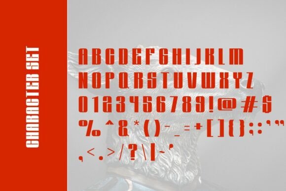 New Taurus Font PNG with transparent background - Preview 3