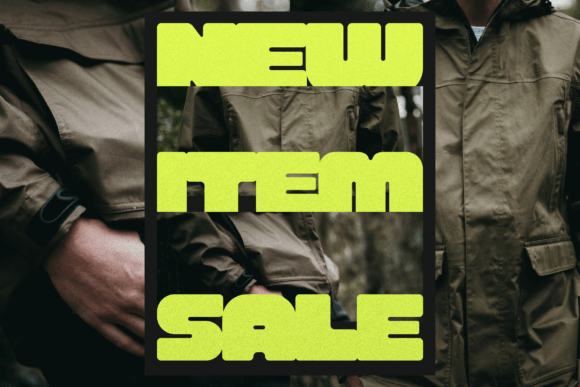 Nocpro Font PNG with transparent background - Preview 1