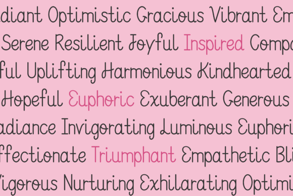 Poppy Fields Font PNG with transparent background - Preview 1
