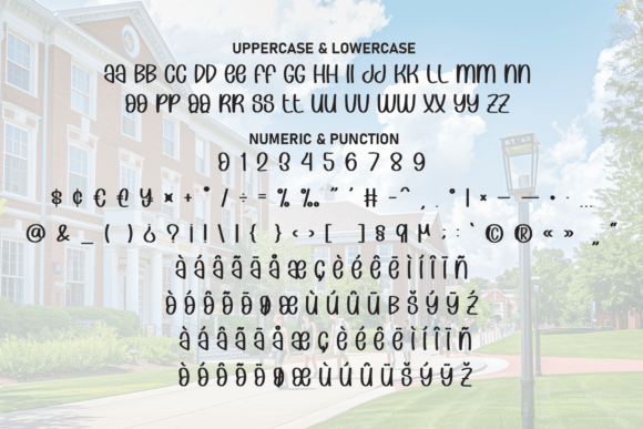 Preppy Varsity Font PNG with transparent background - Preview 6