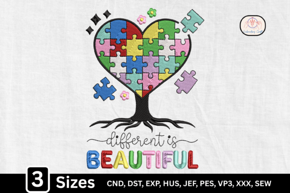 Puzzle Heart Autism Awareness