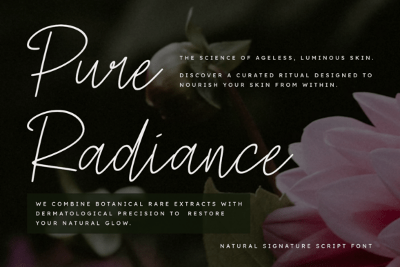 Renatela Font PNG with transparent background - Preview 3