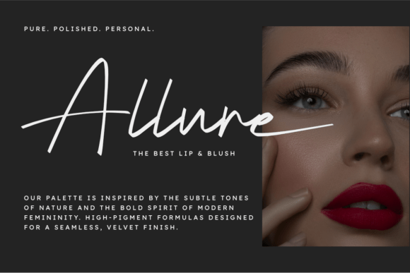 Selovina Signature Font PNG with transparent background - Preview 3