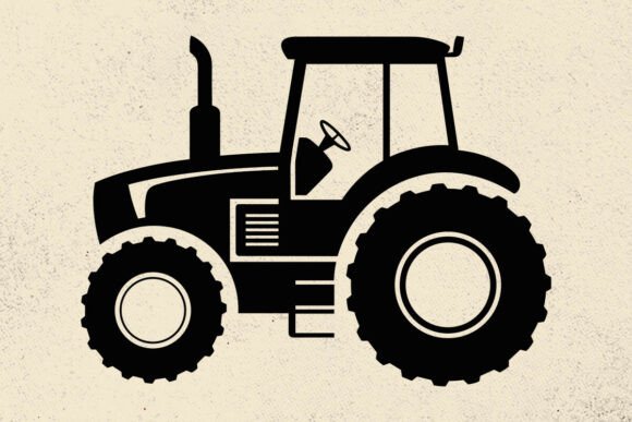 Tractor Svg, Tractor Silhouette Svg