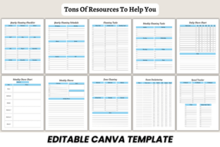 2026 Cleaning Planner Canva Template Graphic by DIGITAL PRINT BOX ...