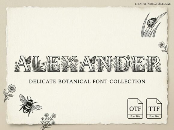 Alexander Font - Preview 1