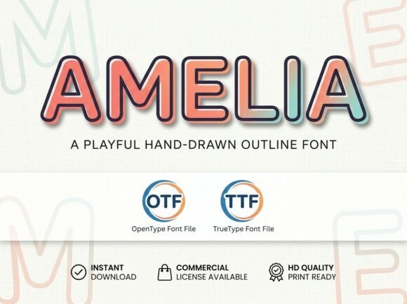 Amelia Font - Preview 1